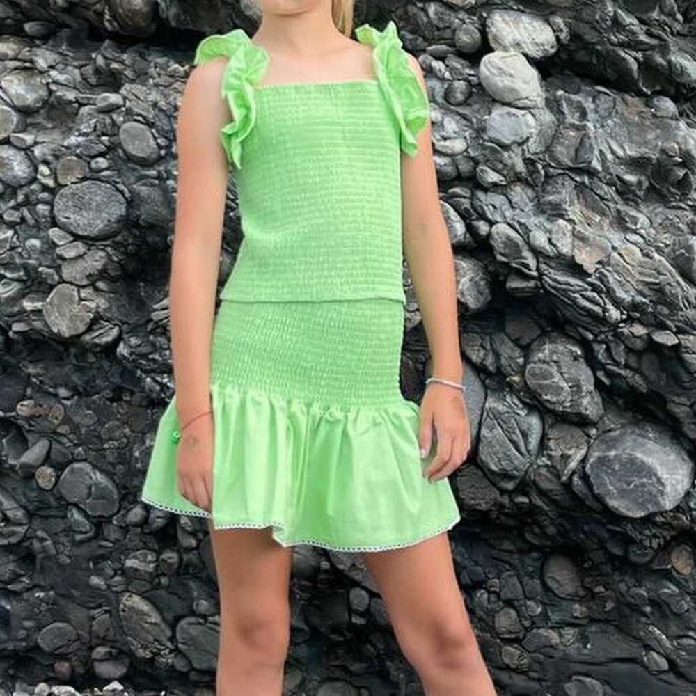 Little Olin Girls Smocked Set